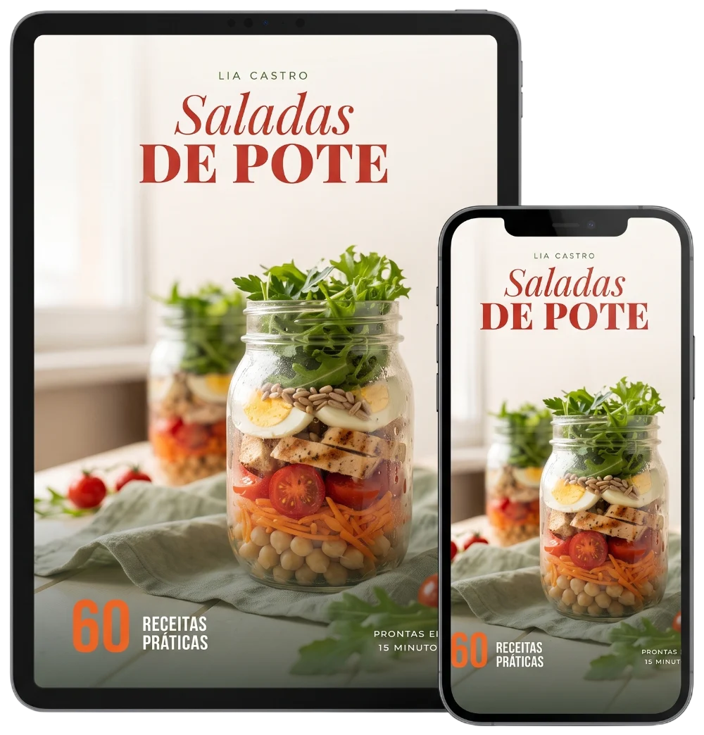 Saladas de Pote - 60 receitas práticas, Lia Castro
